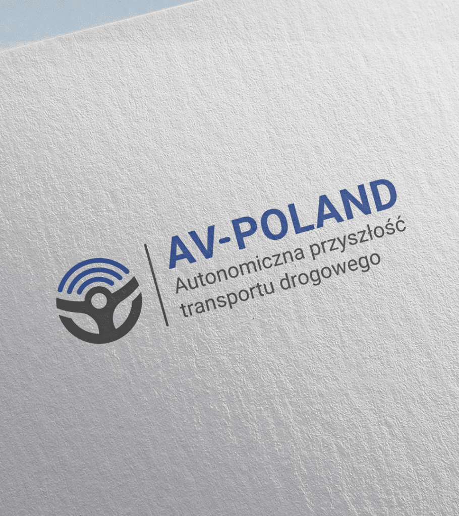 Projektowanie graficzne logo dla konferencji AV Poland Autonomiczna przyszłość transportu drogowego