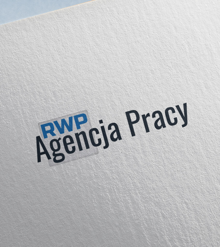 Projektowanie logo dla agencji pracy RWP zgodnie z wytycznymi Klienta