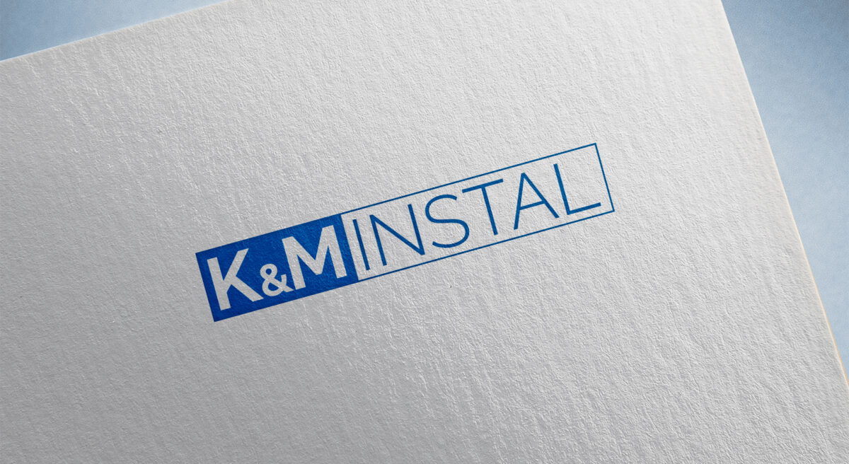 Projektowanie logo K&M Instal