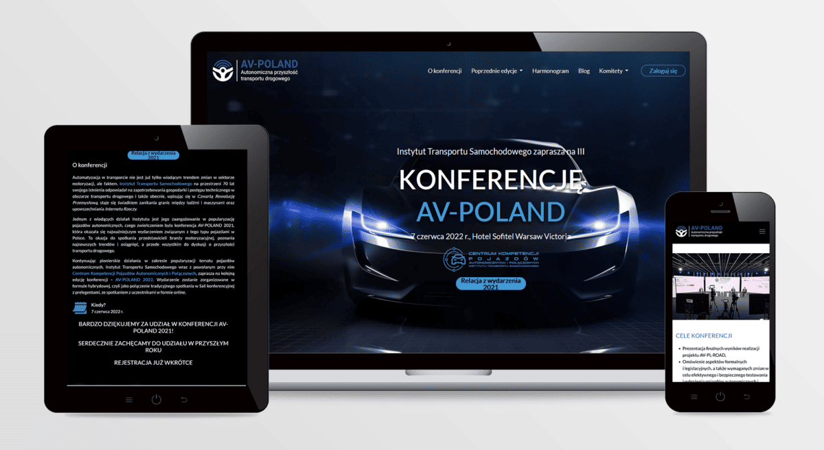 Strona internetowa AV-POLAND