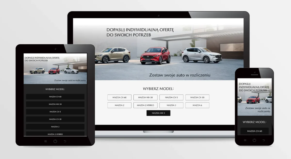Strona internetowa Mazda Matsuoka