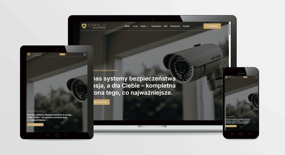 Strona internetowa CAMLO