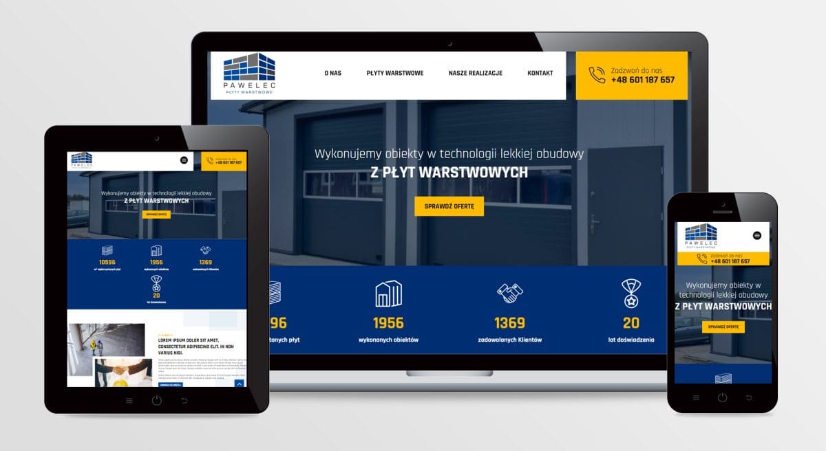 Strona internetowa PAWELEC