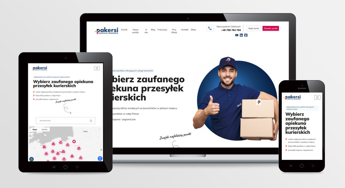 Strona internetowa PAKERSI