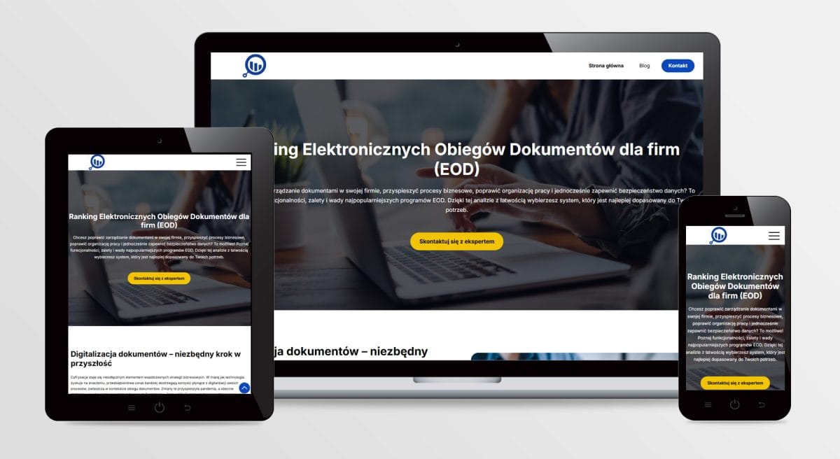 Strona internetowa Ranking EOD