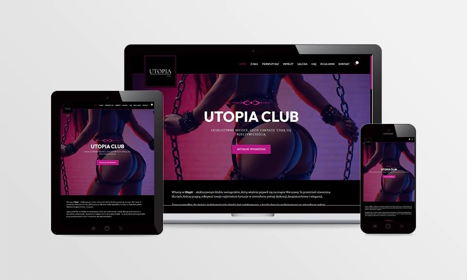 Pozycjonowanie Utopia Club