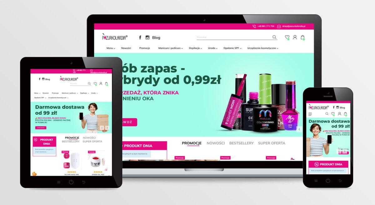 Sklep internetowy PazurkoLandia