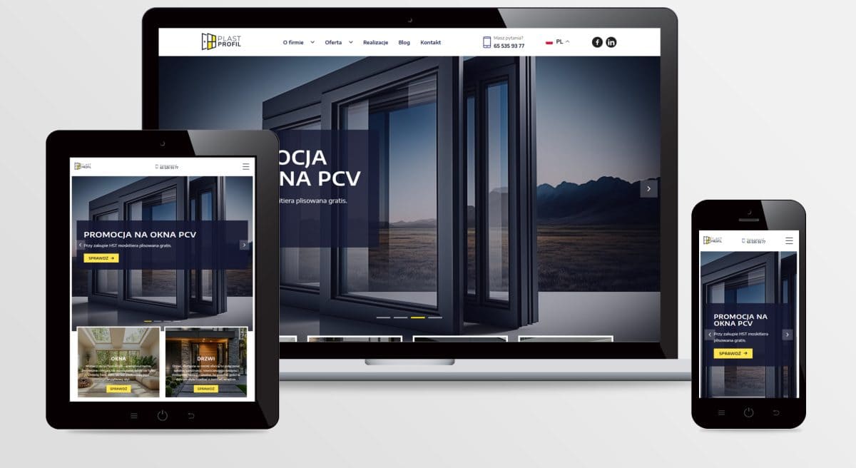 Strona internetowa Plast-Profil