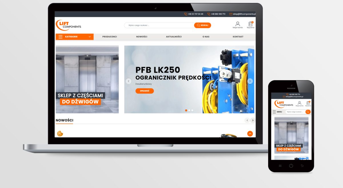 Sklep internetowy LIFT COMPONENTS