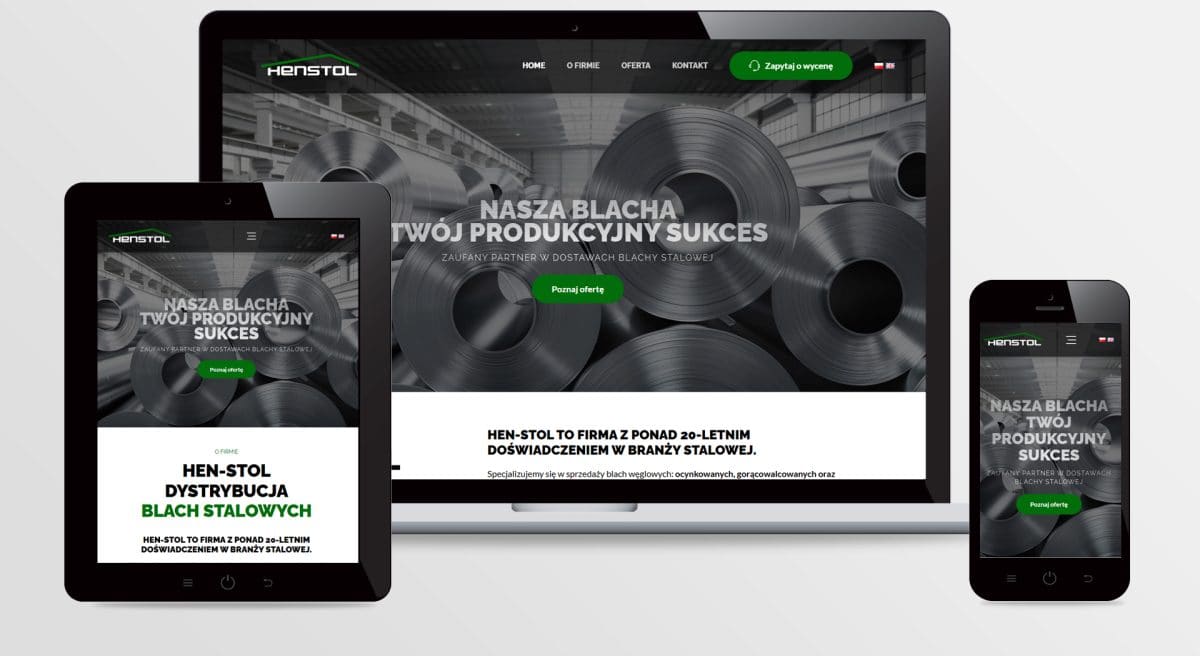 Strona internetowa HEN-STOL