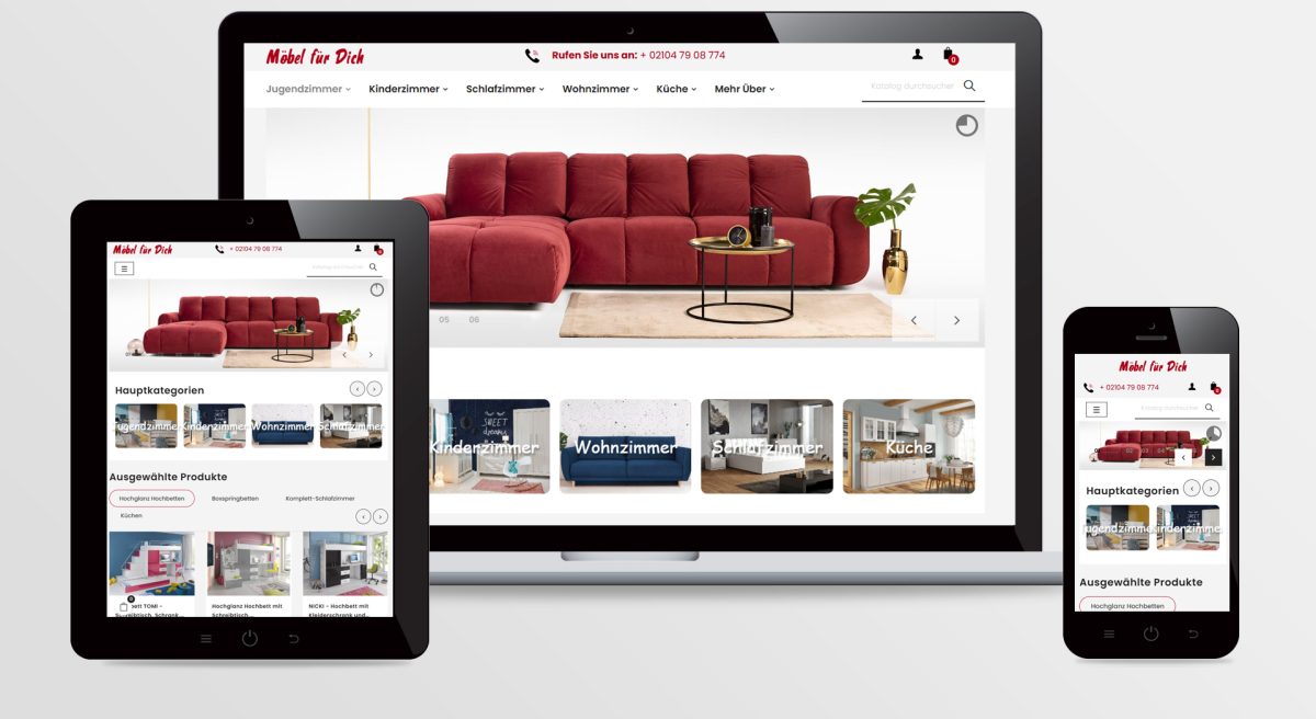 Sklep internetowy Möbel für Dich 