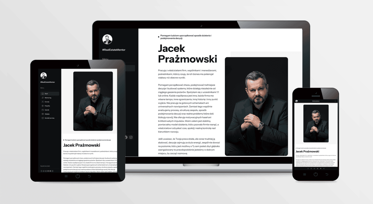 Strona internetowa JPRAŻMOWSKI